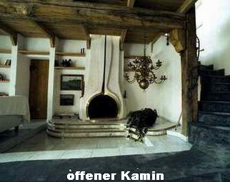 offener Kamin