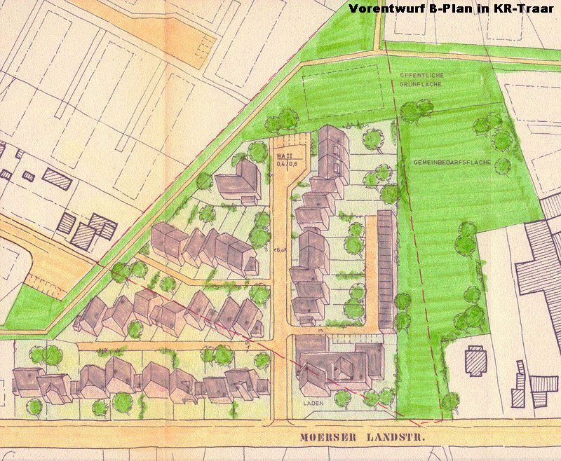 Vorentwurf B-Plan in KR-Traar